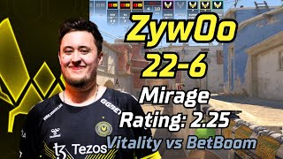 ZywOo 226 vs BB mirage  EPL S19  Apr 25 2024 cs2 pov [upl. by Zulaledairam]