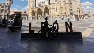 Día 08  León a Ponferrada Camino a Santiago de Compostela en bicicleta [upl. by Jerroll]