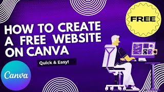 How to create a free website on canva [upl. by Anotyad]