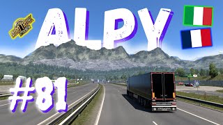 FrancouzskoItalské Alpy v ETS2 [upl. by Oruhtra]