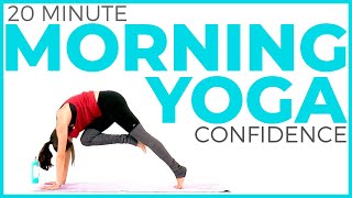 20 minute ENERGIZING Morning Yoga for Posture amp Confidence [upl. by Blackwell]