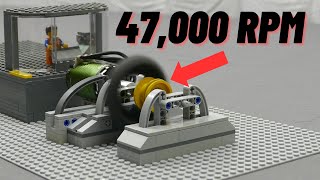 Exploding Lego Tires with Speed [upl. by Hamann]