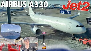 Jet2 Airtanker Airbus A330200 Flight Manchester  Tenerife South Trip Report  H10 Gran Tinerfe [upl. by Eussoj]