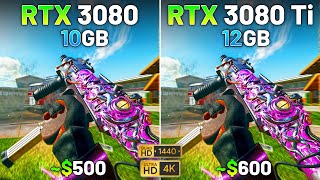 RTX 3080 vs RTX 3080 Ti  Test in 9 Games  1440p vs 4K [upl. by Yrreb413]