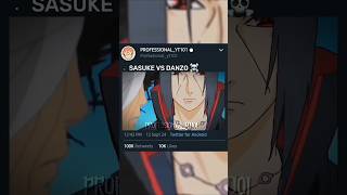 Sasuke vs Danzo shortfeed short shorts sasuke [upl. by Fabron908]