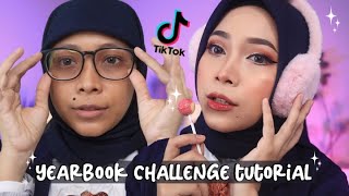 TUTORIAL MAKEUP YEARBOOK CHALLENGE TIKTOK  Ternyata gampang [upl. by Rutledge]