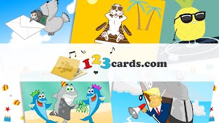 Birthday ecards from 123cardscom [upl. by Ilahsiav]