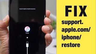 iPhone 876S65s Stuck supportapplecomiphonerestore FREE to Exit [upl. by Venuti]