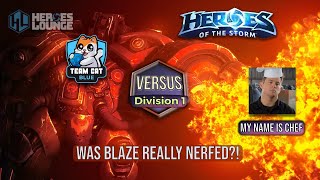 Blaze toujours BROKEN  Heroes Lounge Div 1  Cat Blue vs My Name is Chef [upl. by Annairol975]