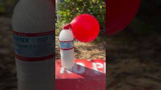 Baking Soda and Vinegar Balloon trick scienceexperiment [upl. by Julietta929]