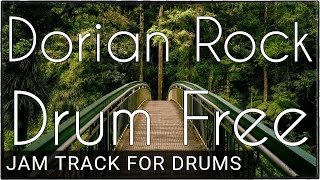 Drumless Backing Track Dorian Rock 100 BPM [upl. by Capone790]