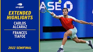 Carlos Alcaraz vs Frances Tiafoe Extended Highlights  2022 US Open Semifinal [upl. by Euqnom]