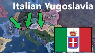 What If Italy Annexed Yugoslavia Hoi4 Timelapse [upl. by Nahtaoj]