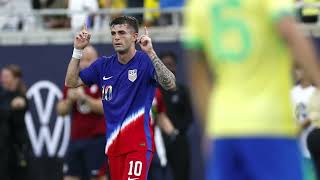 Christian Pulisic Celebrates After Scoring [upl. by Shir]