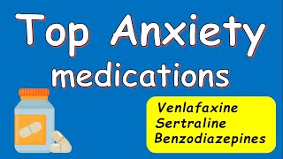 Top AntiAnxiety medications Duloxetine Benzodiazepines Buspirone [upl. by Adnahcal]