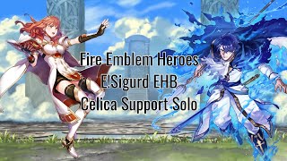 Fire Emblem Heroes  ESigurd Emblem Hero Battle ABYSSAL  Celica Support Solo [upl. by Egief]