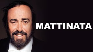 Mattinata backing track karaoke instrumental Leoncavallo Pavarotti [upl. by Nerrak784]