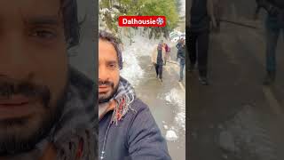 Dalhousie mai snow❄️dalhousie snow snowfall masti enjoy friends tourist tour enjoyment yt [upl. by Aivata]