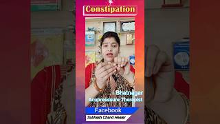 Constipation Acupressure points accupressure constipation shortsfeed [upl. by Elyac421]