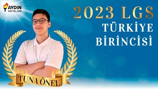 2023 LGS Türkiye Birincisi Tuna Önel LGSye Nasıl Hazırlandı [upl. by Salinas426]