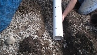 How To Install Perforated Pipe French Drain for Do It Yourself Job [upl. by Lesnah]