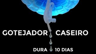 GOTEJADOR CASEIRO SAIBA COMO FAZER UM REGADOR AUTOMATICO PARA PLANTAS [upl. by Airres993]