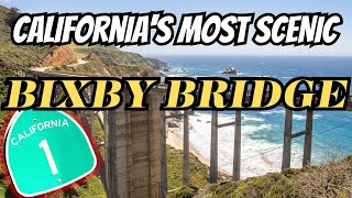 MOST POPULAR BRIDGE in California  Bixby Bridge  BIG SUR  Monterey County [upl. by Nnaytsirk]