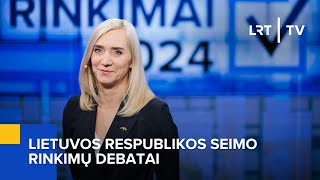 LR Seimo rinkimų debatai  20241009 [upl. by Scibert]