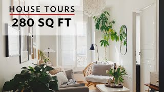 House Tours A 280 SQ FT BudgetFriendly Apartment in Paris France [upl. by Gatias187]