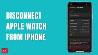 How to unpair Apple watch from iPhone either with iPhone or without iPhone [upl. by Dott880]