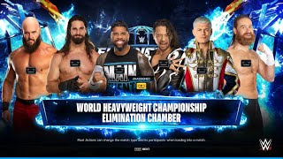 elimination chamber match full match highlights 2023 [upl. by Zorana322]