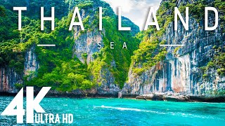 FLYING OVER THAILAND 4K UHD  Relaxing Music Along With Beautiful Nature Videos4K Video Ultra HD [upl. by Nona]