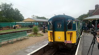 A ride on board 4 Vep Class 423417 from Sharpthorne tunnel to Kingscote [upl. by Aseek]