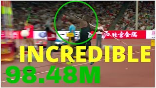 TOP 5  Longest Javelin Throws  Javelin Throw World Records [upl. by Ahsla]