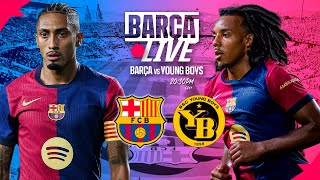 🔴 BARÇA LIVE  FC BARCELONA VS YOUNG BOYS  UEFA CHAMPIONS LEAGUE 2425 ⚽ [upl. by Suertemed]