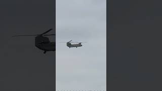 Chinook landing Newark Heath Airport [upl. by Quintin]