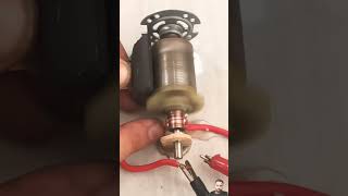 How to make energy DC motor 12 volt testing experiment viralshort subscribe my channel [upl. by Artur]