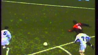 George Weah amazing skill against Kakha Kaladze  1999 [upl. by Kciredec794]