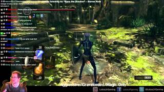 Dark Souls AggressiveGravelordedMagic Only run Part 2 [upl. by Evoy100]