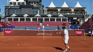 Rafael Nadal Court Level Practice  Nordea Open 4K 60FPS [upl. by Goldie]