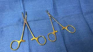 How to Suture Like a Plastic Surgeon Lesson 1 Instruments medical medicalstudent suturing [upl. by De286]