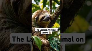 The Laziest Animal on Earth 🦥 LazyAnimals AnimalFacts SlothLife [upl. by Aiclid]