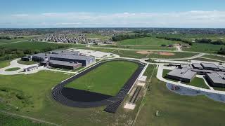 Elkhorn North Ridge Football Field Drone Footage July 2023  Elkhorn Nebraska [upl. by Spencer]