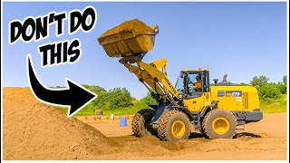 What NOT to do in a Wheel Loader  Heavy Equipment Operator [upl. by Etnomal336]