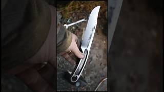 Forging a Bowie Knife from a Broken Crescent Wrench  Ultimate DIY Blade blacksmith diy handmade [upl. by Hourigan]