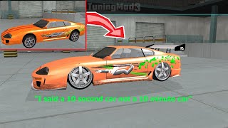 Making the vinyl of quot10 Second Carquot on Jester  GTA SA TuningMod [upl. by Sawyere]