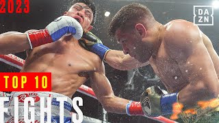 DAZNs Top 10 fights of 2023  FIGHT HIGHLIGHTS [upl. by Gnap]