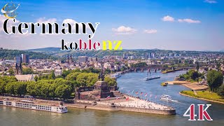 Koblenz  Germany City 2024  Walking Deutschland 4K HDR [upl. by Eilsek463]