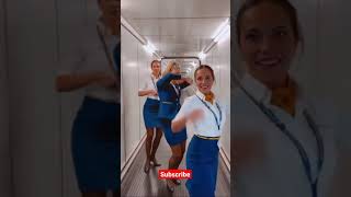 Beautiful Flight Attendant Dancing [upl. by Rehpotsyrhc]