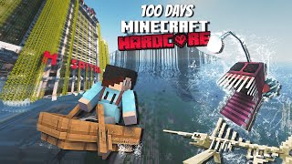 100 Days in a Flood Apocalypse in Hardcore Minecraft Heres What Happened [upl. by Mcmurry]